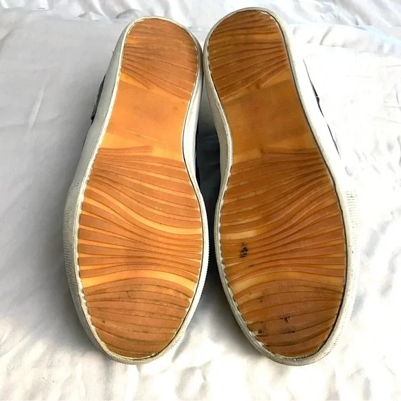 Dream Seek Nautical Blue Slip-On Canvas Mens Shoes Sneakers 8.5 Comfort Travel - Picture 10 of 10